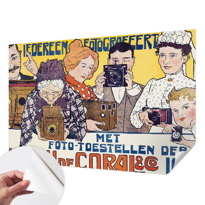 Fotobehang voor kinderkamer met het thema 'Passie voor fotografie' speciaal voor kinderen