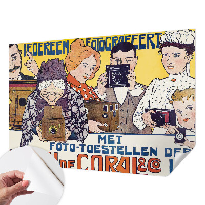Fotobehang voor kinderkamer met het thema 'Passie voor fotografie' speciaal voor kinderen