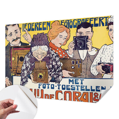 Fotobehang voor kinderkamer met het thema 'Passie voor fotografie' speciaal voor kinderen