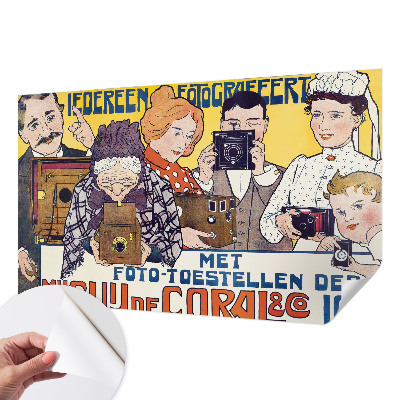 Fotobehang voor kinderkamer met het thema 'Passie voor fotografie' speciaal voor kinderen
