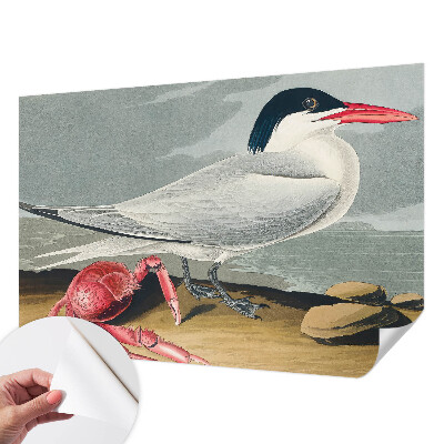 Fotobehang tienerkamer met een zeegezicht