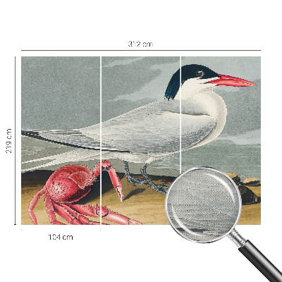 Fotobehang tienerkamer met een zeegezicht