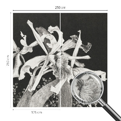 Foto behang voor de kinderkamer Orchidee illustratie