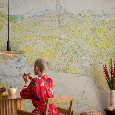Zelfklevend fotobehang met het motief 'Lente ontspanning'