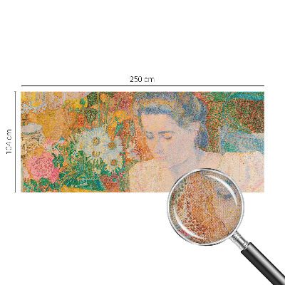 Fotobehang voor kinderkamer Bloemenportret