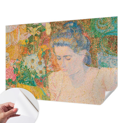 Fotobehang voor kinderkamer Bloemenportret