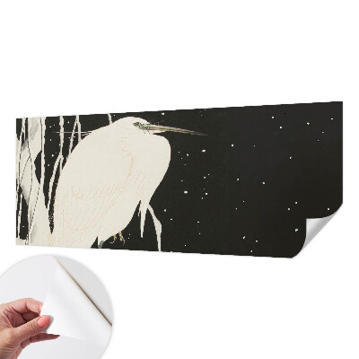 Fotobehang kinderkamer met een wintervogelmotief