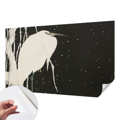 Fotobehang kinderkamer met een wintervogelmotief