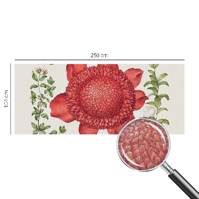 Zelfklevend fotobehang op maat Bloemige elegantie