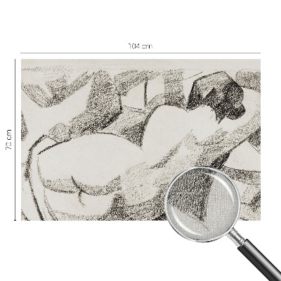 Fotobehang voor de kinderkamer Een liggende figuur