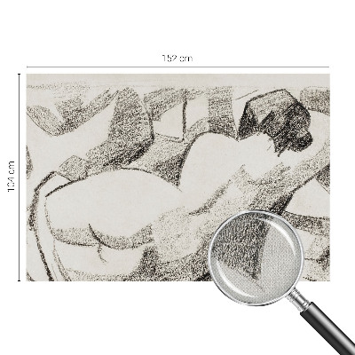 Fotobehang voor de kinderkamer Een liggende figuur