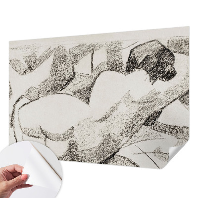 Fotobehang voor de kinderkamer Een liggende figuur