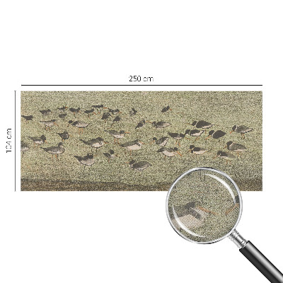 Zelfklevende behangsticker met een ontwerp van vredesvogels