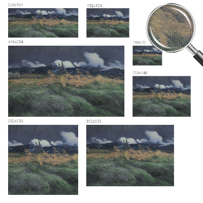 Foto behang voor de kinderkamer Door de wind meegevoerde grassen