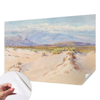 Fotobehang voor kinderkamer met een woestijnlandschap
