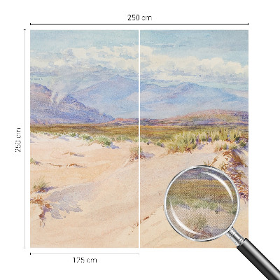 Fotobehang voor kinderkamer met een woestijnlandschap
