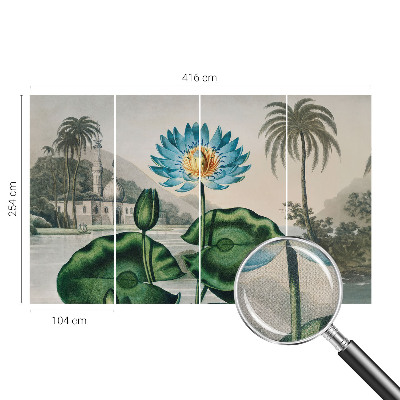 Fotobehang voor de kinderkamer Exotisch landschap