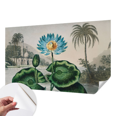 Fotobehang voor de kinderkamer met een exotisch landschap