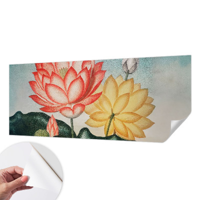 Fotobehang babykamer Lotusbloemen