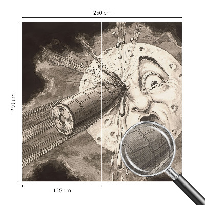 Fotobehang tienerkamer Kosmische botsing