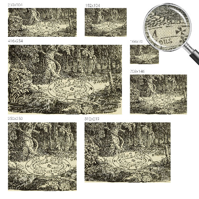 Foto behang voor de keuken Magische cirkel