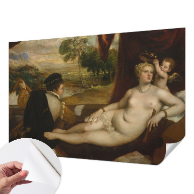Zelfklevend fotobehang met een ontspannende scène