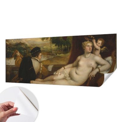 Zelfklevend fotobehang met een ontspannende scène