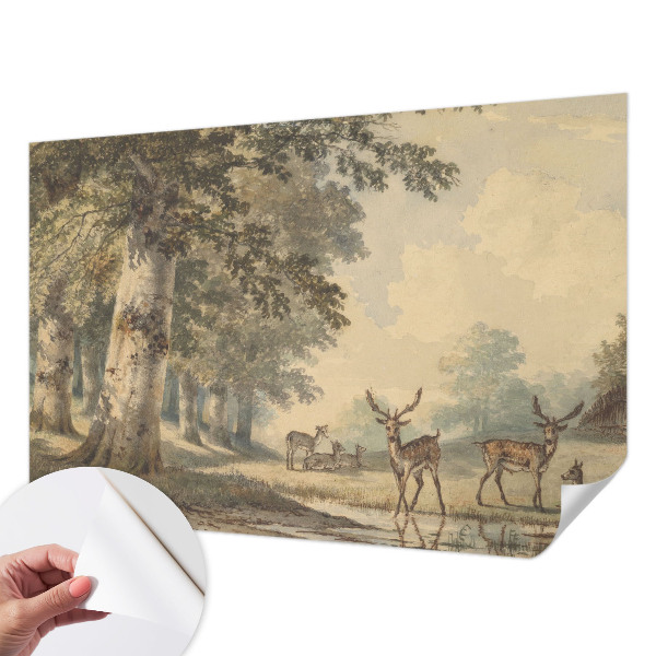 Fotobehang zelfklevend met het motief 'Bosvrede'