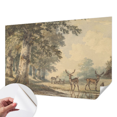 Fotobehang zelfklevend met het motief 'Bosvrede'