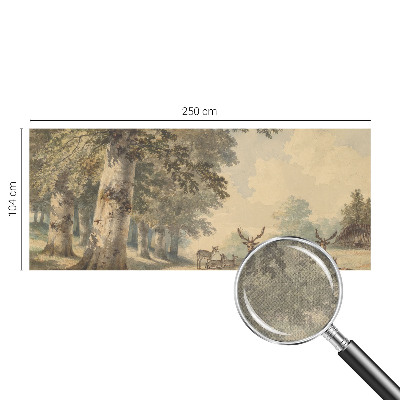 Fotobehang zelfklevend met het motief 'Bosvrede'