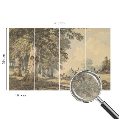 Fotobehang zelfklevend Bosvrede