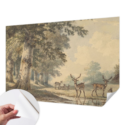 Fotobehang zelfklevend met het motief 'Bosvrede'