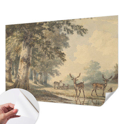 Fotobehang zelfklevend met het motief 'Bosvrede'