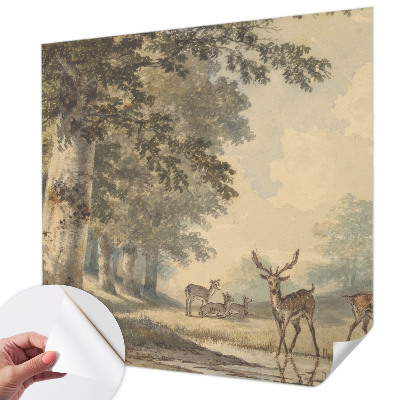 Fotobehang zelfklevend met het motief 'Bosvrede'
