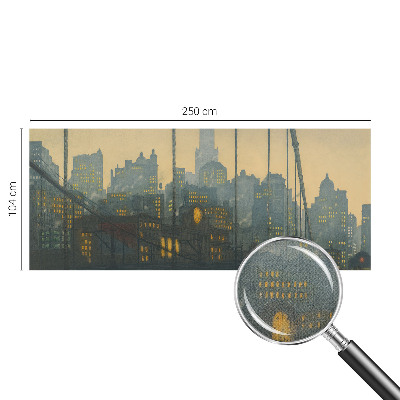 Zelfklevende behangsticker Avondpanorama