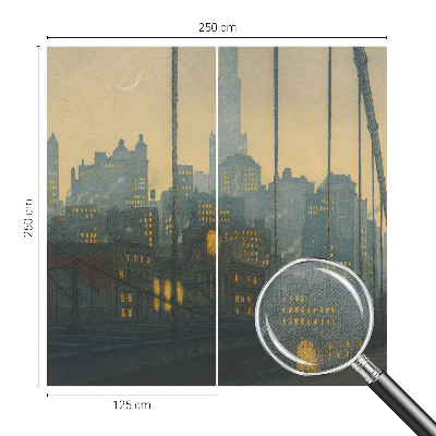 Zelfklevende behangsticker Avondpanorama