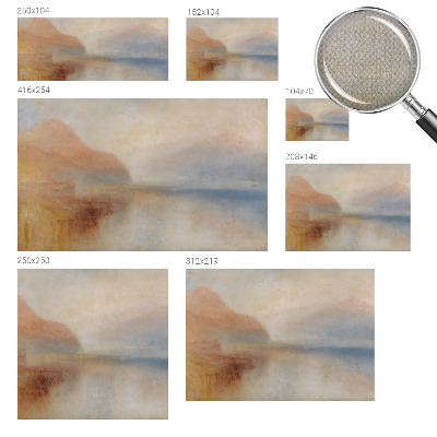 Zelfklevende behangsticker Etherisch landschap