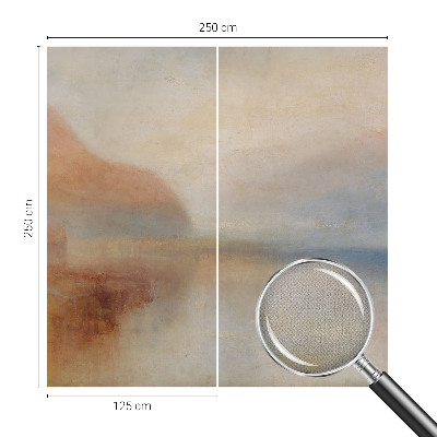 Zelfklevende behangsticker Etherisch landschap