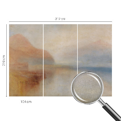 Zelfklevende behangsticker Etherisch landschap