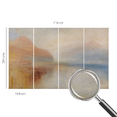 Zelfklevende behangsticker Etherisch landschap