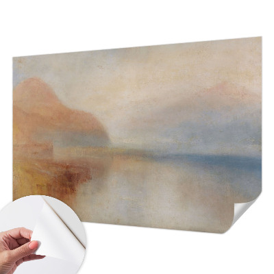Zelfklevende behangsticker Etherisch landschap