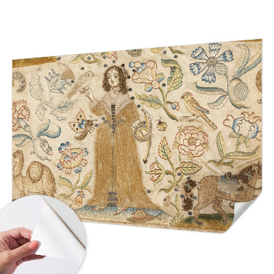 Fotobehang kinderkamer met een kleurrijk natuurelement voor kinderkamers