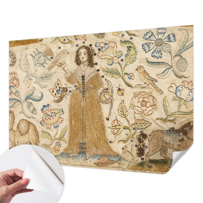 Fotobehang kinderkamer met een kleurrijk natuurelement voor kinderkamers