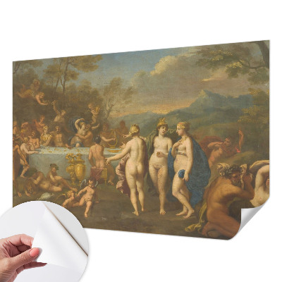Fotobehang voor de kinderkamer met een oud-feest thema