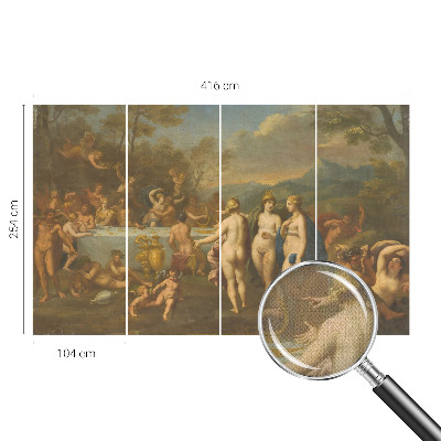 Fotobehang voor de kinderkamer Oud feest