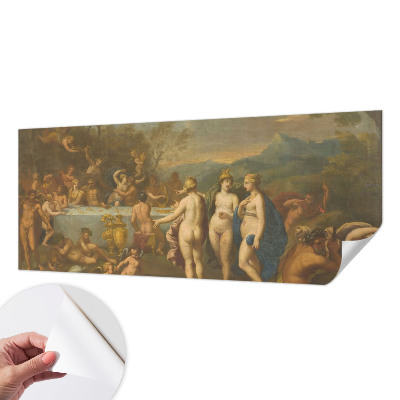 Fotobehang voor de kinderkamer met een oud-feest thema