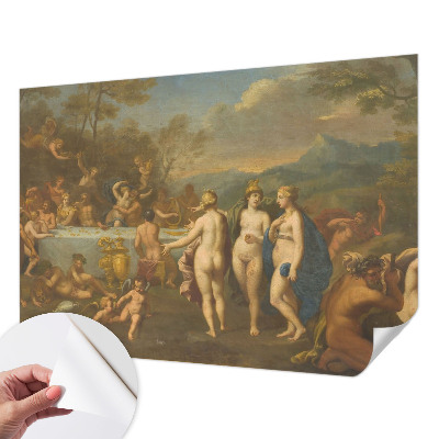 Fotobehang voor de kinderkamer met een oud-feest thema