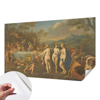 Fotobehang voor de kinderkamer met een oud-feest thema