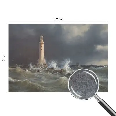 Fotobehang babykamer met een print van zeestormen