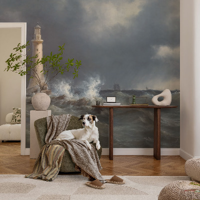 Fotobehang babykamer Zeestormen